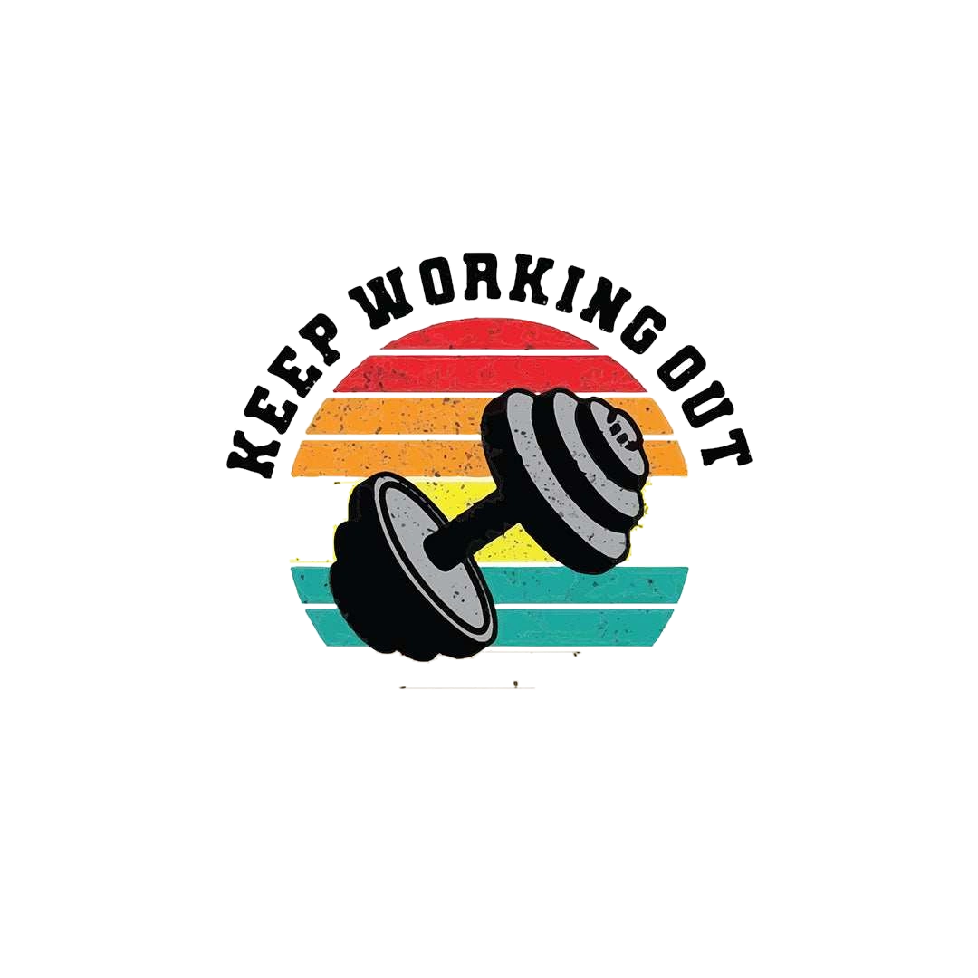 Keep Working Out Sticker